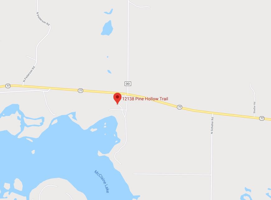 Map of where convicted sex offender residing